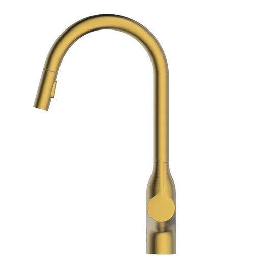 Clearwater Amelio Pull Out Sensor Kitchen Sink Mixer Tap - Brushed Brass - AML10BB - Envy Bathrooms Ltd