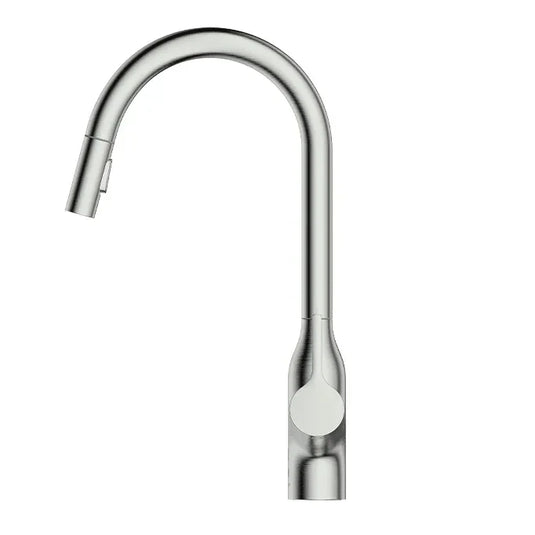 Clearwater Amelio Pull Out Sensor Kitchen Sink Mixer Tap - Brushed Nickel - AML10BN - Envy Bathrooms Ltd