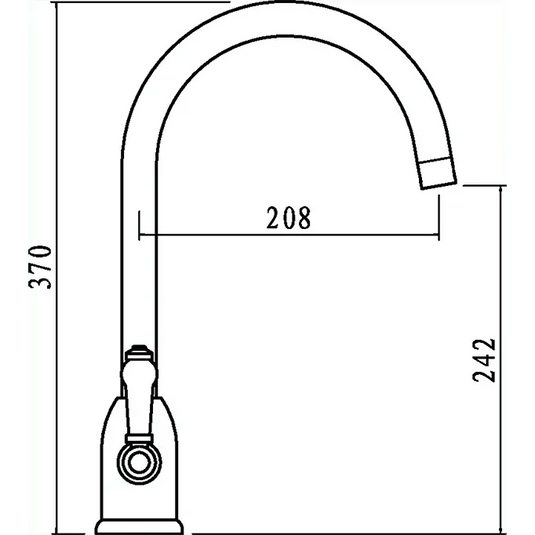 Clearwater Dephini Twin Lever Monobloc Kitchen Sink Mixer Tap - Brushed Nickel - DE2BN - Envy Bathrooms Ltd