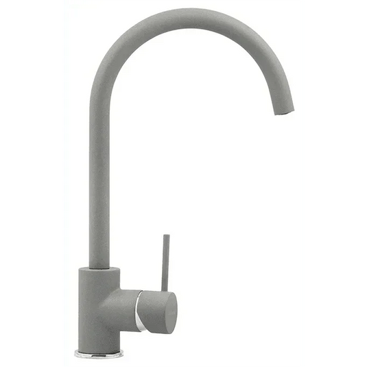 Clearwater Elara C Single Lever Monobloc Kitchen Sink Mixer Tap - Grey Croma - CW02590CPCR - Envy Bathrooms Ltd