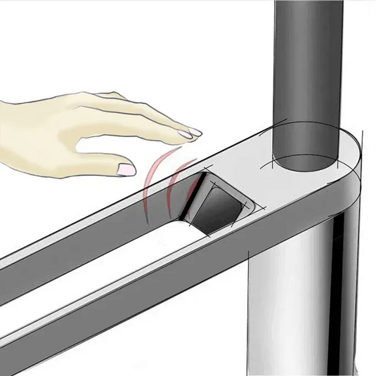 Clearwater Galex Pull Out Sensor Kitchen Sink Mixer Tap - Chrome - GAL10CP - Envy Bathrooms Ltd