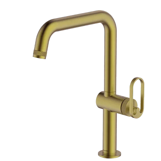 Clearwater Juno Single Lever Monobloc Kitchen Sink Mixer Tap - Brushed Brass - JUL10BB - Envy Bathrooms Ltd