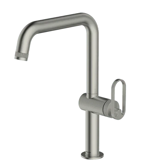 Clearwater Juno Single Lever Monobloc Kitchen Sink Mixer Tap - Brushed Nickel - JUL10BN - Envy Bathrooms Ltd