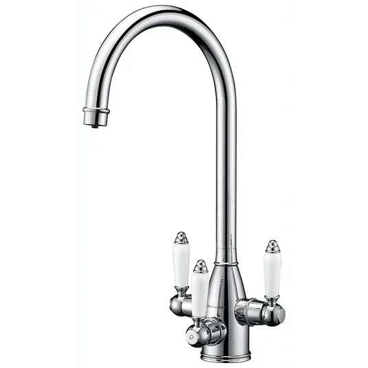 Clearwater Krypton Tri Spar C Filtered Water Kitchen Sink Mixer Tap - Chrome - KR2CP - Envy Bathrooms Ltd