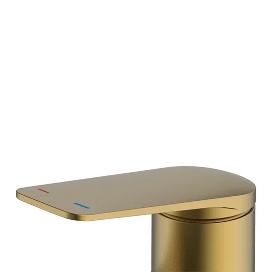 Clearwater Levant Single Lever Monobloc Kitchen Sink Mixer Tap - Brushed Brass - LEV10BB - Envy Bathrooms Ltd