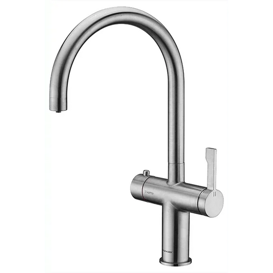 Clearwater Magus 3 3 in 1 C Spout Boiling Hot Water Kitchen Mixer Tap - Brushed Nickel - MAE2KBN - Envy Bathrooms Ltd