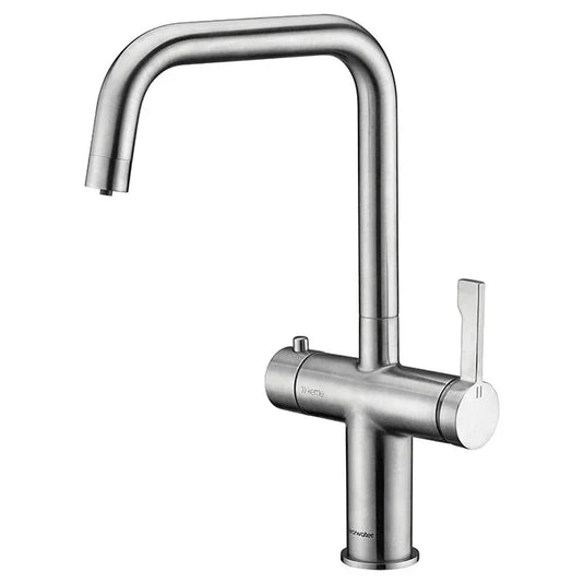 Clearwater Magus 3 3 in 1 U Spout Boiling Hot Water Kitchen Mixer Tap - Brushed Nickel - MAE3KBN - Envy Bathrooms Ltd