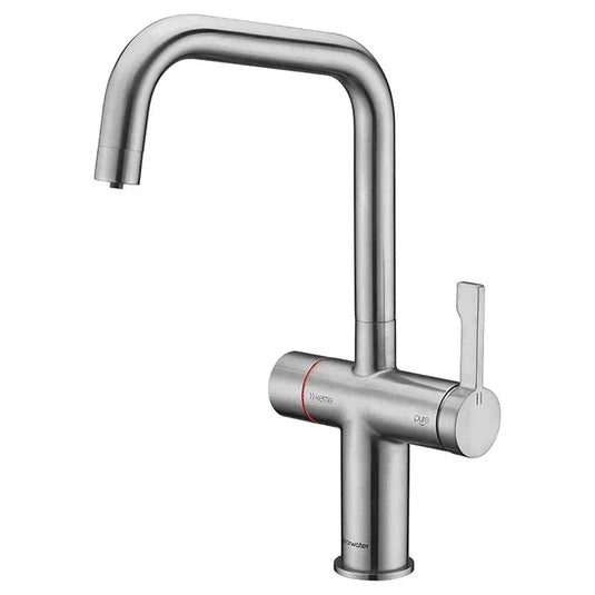 Clearwater Magus 4 4 in 1 U Spout Boiling Hot Water Kitchen Mixer Tap - Brushed Nickel - MAE4BN - Envy Bathrooms Ltd