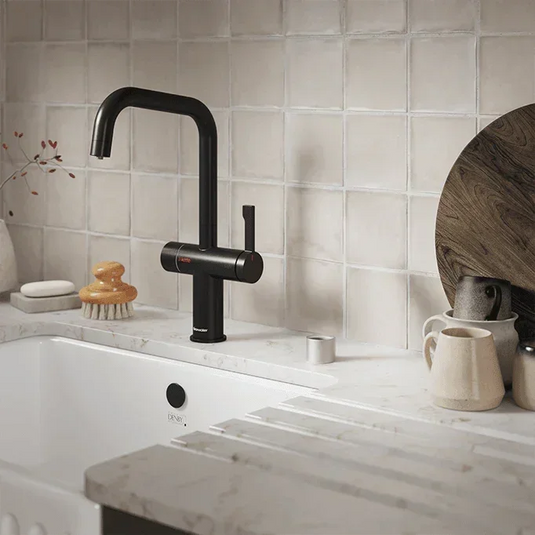 Clearwater Magus 4 4 in 1 U Spout Boiling Hot Water Kitchen Mixer Tap - Matt Black - MAE4MB - Envy Bathrooms Ltd