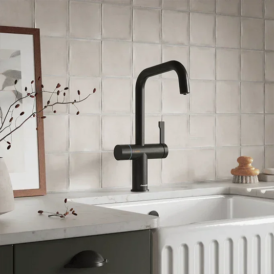 Clearwater Magus 4 4 in 1 U Spout Boiling Hot Water Kitchen Mixer Tap - Matt Black - MAE4MB - Envy Bathrooms Ltd
