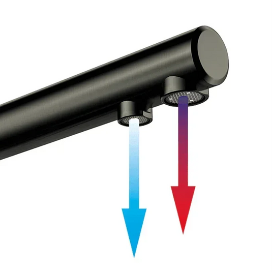 Clearwater Malin Metal Filtered Water Kitchen Sink Mixer Tap - Brushed Gunmetal - MA2GM - Envy Bathrooms Ltd