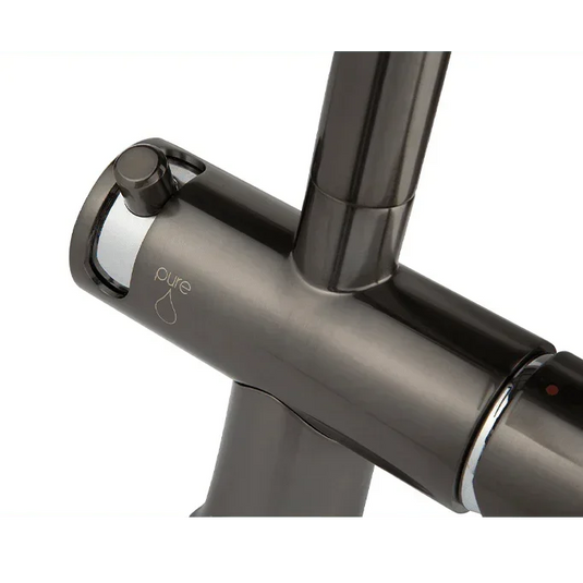 Clearwater Malin Metal Filtered Water Kitchen Sink Mixer Tap - Brushed Gunmetal - MA2GM - Envy Bathrooms Ltd