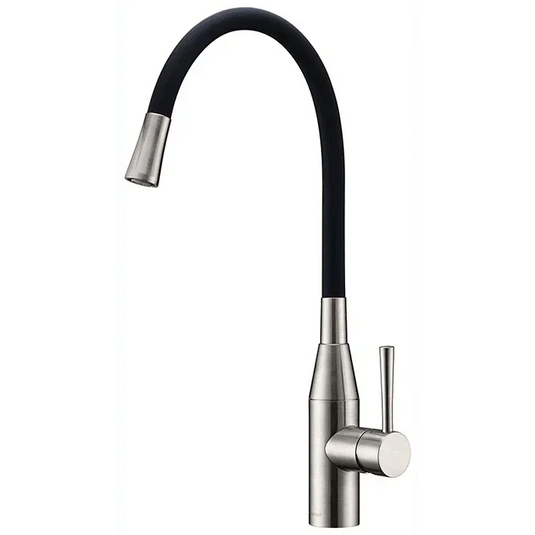 Clearwater Morpho Flex Single Lever Monobloc Kitchen Sink Mixer Tap - Brushed Nickel - MO2BN - Envy Bathrooms Ltd