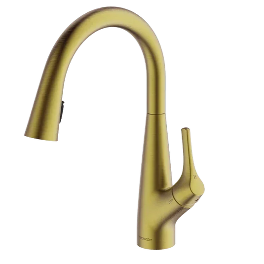 Clearwater Rosetta Filtered Water Kitchen Sink Mixer Tap - Brushed Brass - ROL10BB - Envy Bathrooms Ltd