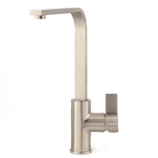 Clearwater Sheratan Single Lever Monobloc Kitchen Sink Mixer Tap - Brushed Nickel - SH2BN - Envy Bathrooms Ltd