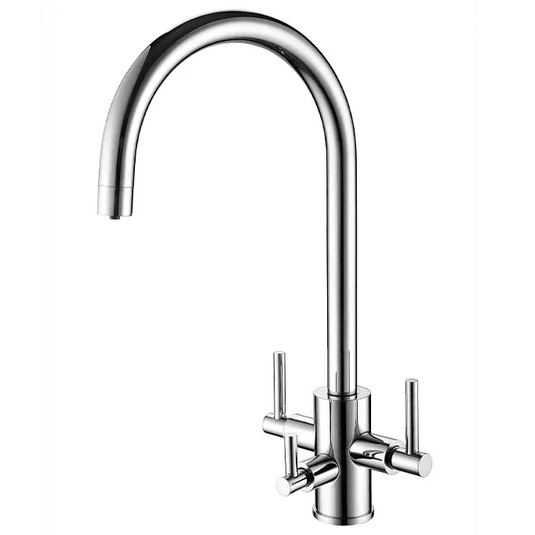 Clearwater Stella Tri Spar C Filtered Water Kitchen Sink Mixer Tap - Brushed Nickel - ST2BN - Envy Bathrooms Ltd