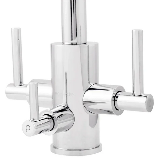 Clearwater Stella Tri Spar C Filtered Water Kitchen Sink Mixer Tap - Chrome - ST2CP - Envy Bathrooms Ltd