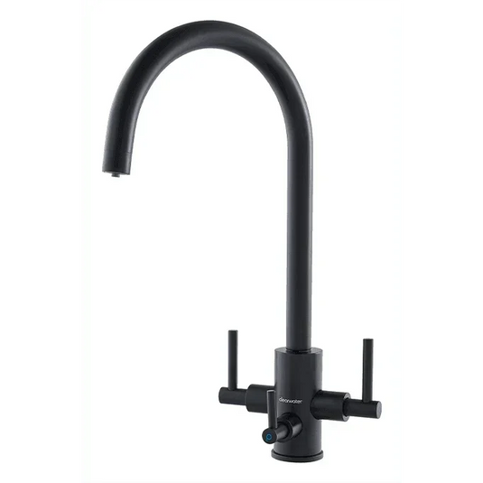 Clearwater Stella Tri Spar C Filtered Water Kitchen Sink Mixer Tap - Matt Black - ST2MB - Envy Bathrooms Ltd