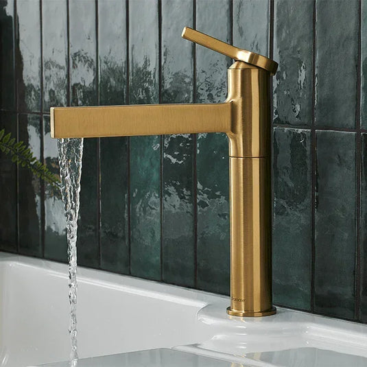Clearwater Taku Single Lever Monobloc Kitchen Sink Mixer Tap - Brushed Brass - TAK10BB - Envy Bathrooms Ltd