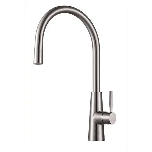 Clearwater Titania Single Lever Monobloc Kitchen Sink Mixer Tap - Polished Stainless Steel - TI2SS - Envy Bathrooms Ltd