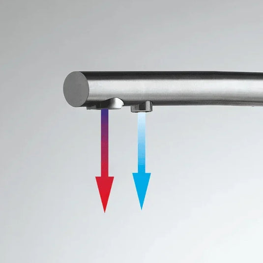 Clearwater Zuben Filtered Water Kitchen Sink Mixer Tap - Polished Stainless Steel - ZU2SS - Envy Bathrooms Ltd