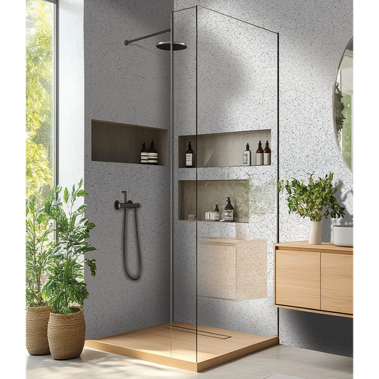 DuraPanel 7000 Classic Duralock T&G 2420 x 1185 White Sparkle | 7.201 - Envy Bathrooms Ltd