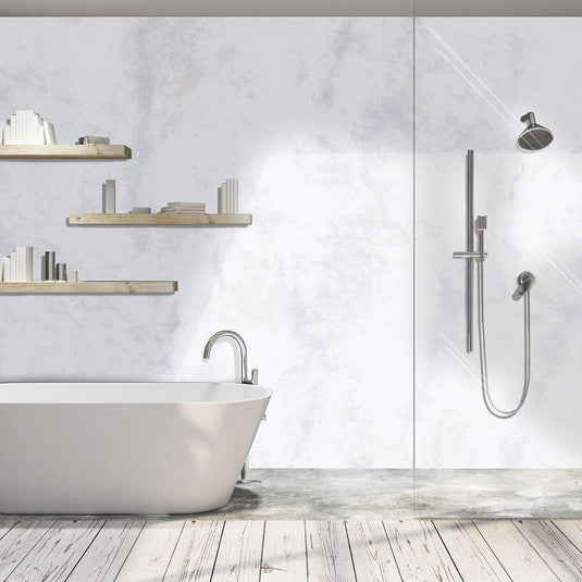 DuraPanel Large Recess Kit in Light Marble - Envy Bathrooms Ltd