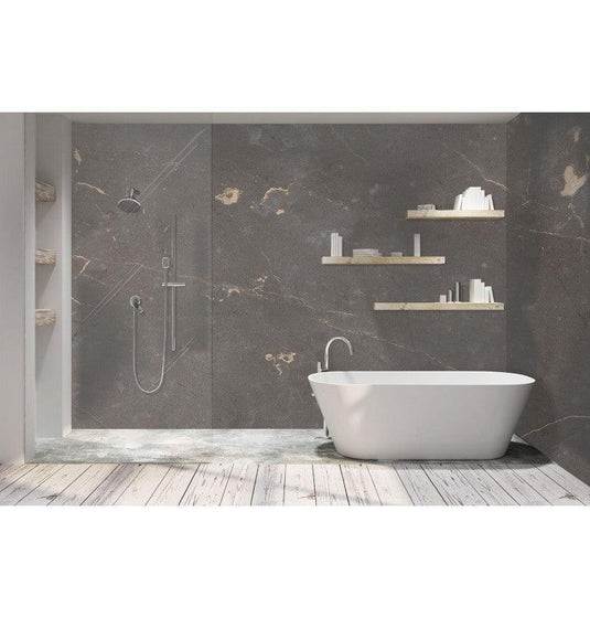 DuraPanel Natural Ferro Graphite Duralock Tongue & Groove - 2400 x 1200 - Envy Bathrooms Ltd