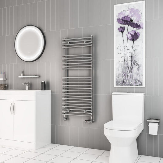 Eastbrook 1200 x 500mm Tube on Tube Towel Rail Chrome | 41.0167