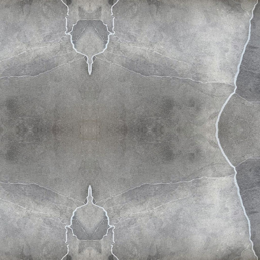 Grey stone-effect bathroom tile with subtle veining and matte textured finish