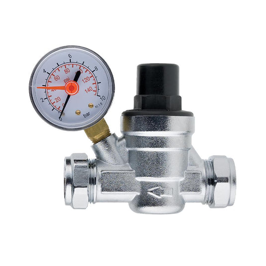 Eastbrook 15mm x 15mm Pressure Reducing Valve Silver | 41.3000