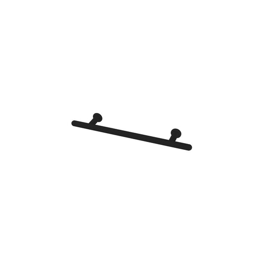Eastbrook 400mm Multirail Straight Towel Hanger Matt Black | 101.0061