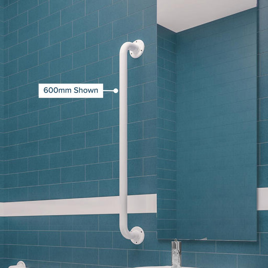 Eastbrook 450mm Grab Rail White | 40.0231