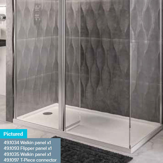 Eastbrook 8mm Flipper Deflector Panel 300x2000mm Chrome | 49.1093