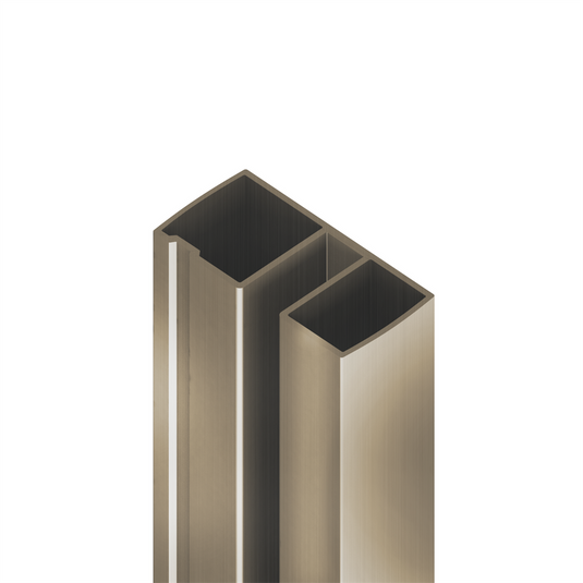 Eastbrook 8mm Sliders Extension Profile (1 Piece) Brushed Brass | 49.6043