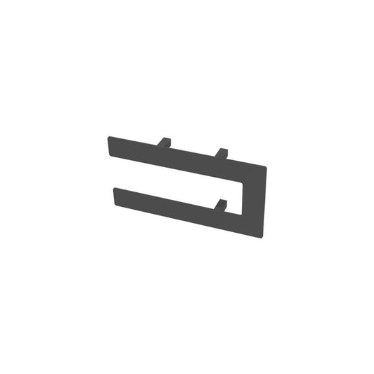 Eastbrook Addington Double Flat Style Towel Hanger 292mm Matt Anthracite | 91.0104