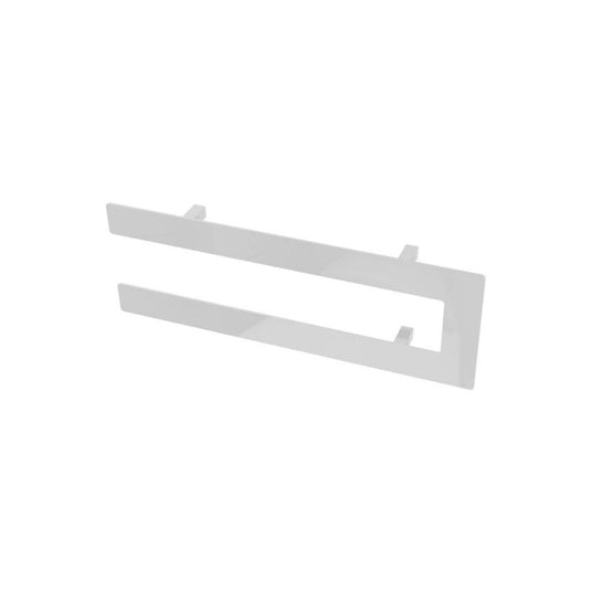 Eastbrook Addington Double Flat Style Towel Hanger 440mm Gloss White | 91.0101