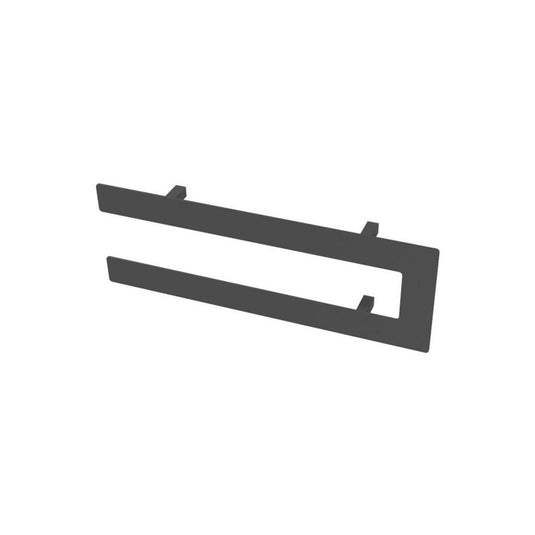 Eastbrook Addington Double Flat Style Towel Hanger 440mm Matt Anthracite | 91.0106