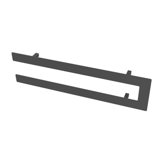 Eastbrook Addington Double Flat Style Towel Hanger 588mm Matt Anthracite | 91.0108