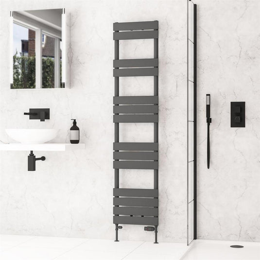 Eastbrook Addington II Towel Rail Type 10 1750mm x 400mm Matt Anthracite | 62.0267