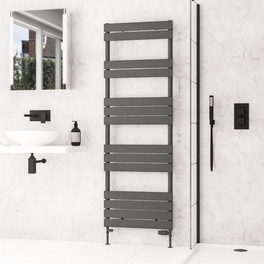 Eastbrook Addington II Towel Rail Type 10 1750mm x 600mm Matt Anthracite | 62.0269