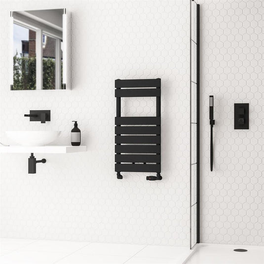 Eastbrook Addington II Towel Rail Type 10 790mm x 400mm Matt Black | 62.0270