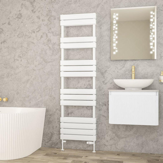 Eastbrook Addington II Towel Rail Type 20 1750mm x 500mm Gloss White | 62.0289