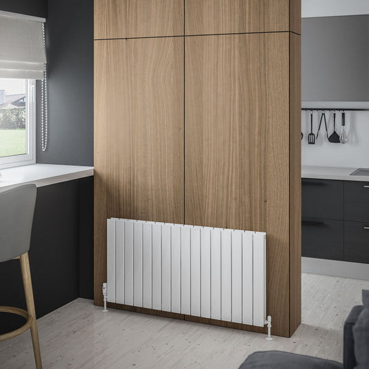 Eastbrook Addington Type 20 600 x 1180mm Aluminium Radiator Gloss White | 86.0406