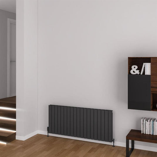 Eastbrook Addington Type 20 600 x 1402mm Aluminium Radiator Matt Anthracite | 86.0519