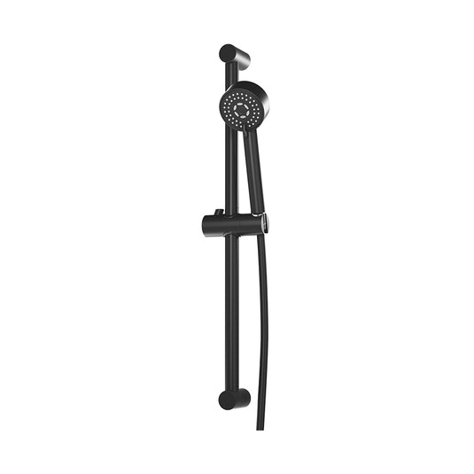 Eastbrook Adjustable Slide Riser Kit 640mm Tall Shower Handset Hose Smooth Black | 93.0099