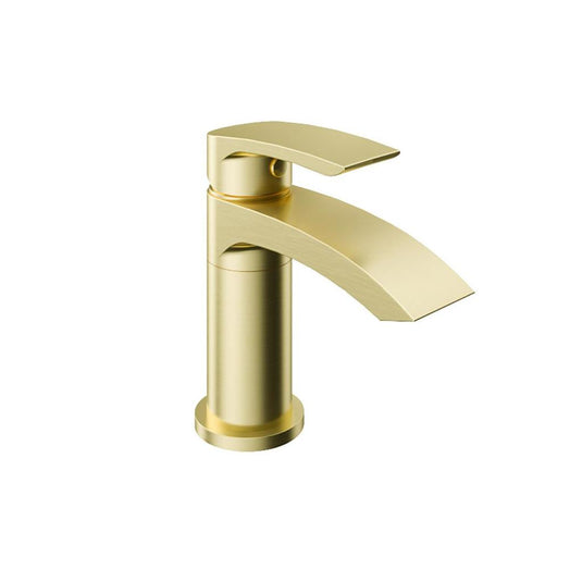 Eastbrook Alveston Swivel Basin Tap with Waste Brushed Brass | 93.1053
