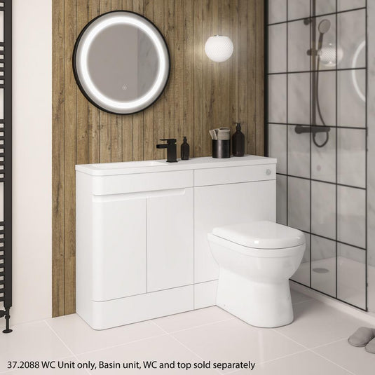 Eastbrook Arda 500mm WC Unit High Gloss White | 37.2088