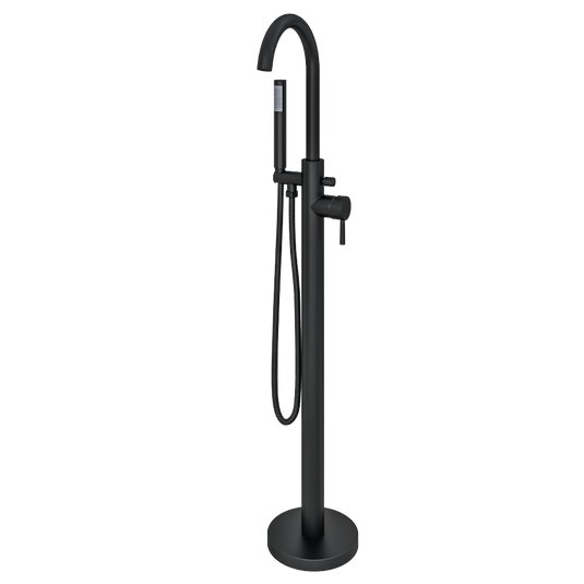 Eastbrook Ardley Floor Standing Manual Bath Shower Mixer Black | 79.1002