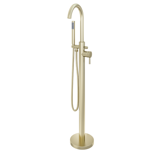 Eastbrook Ardley Floor Standing Manual Bath Shower Mixer Brushed Brass | 79.1003
